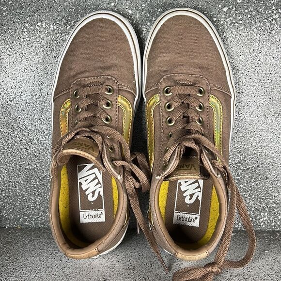 Vans Ward Deluxe Ortholite Old Skool Sneakers Shoes Size 6.5 - Picture 5 of 8